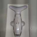 7 Color Galvanic Machines - Red Light Therapy for Face and Neck, Face Massager Tool for Wrinkles, Double Chin, Vibrating Facial Massager with Thermals, White