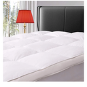 ELEMUSE Queen Size Extra Thick Fusion Goose Down Feather Filled Mattress Topper, Plush Fluffy Double Layer Pillowtop Mattress Pad Cover, Soft Featherbed with 8-21 Inch Deep Pocket
 1 sustainability feature