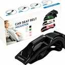Pregnancy Seat Belt Cover for Women, Soft Seatbelt Shoulder Pad Cushion, Universal Car Seat Belt Pad, Breathable Anti-Slip Comfort Pad, Easy Install, Washable Car Accessory for Driving Travel  Black