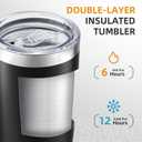 20oz Tumbler Bulk with Lid Stainless Steel Tumblers, 12 Pack | Leak Proof Lid, Double Wall & Vacuum, Powder Coated, Fit Most Car Cup Holders, for Cold and Hot Drinks, Mix