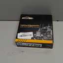 Partsam 5pcs 2 inch Red 4 LED Round Sealed Trailer Clearance Marker Light [DOT Approved] Mount Grommet/Pigtails Hardwired