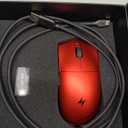 ATK Blazing Sky X1 V2 Wired Gaming Mouse, 54g Lightweight, PAW3950Ultra Sensor, Nordic 54L20 MCU, Optical Switches, New GEM 8K Dongle, Dual-Mode 2.4G/Wired (Extreme, Metallic Red)