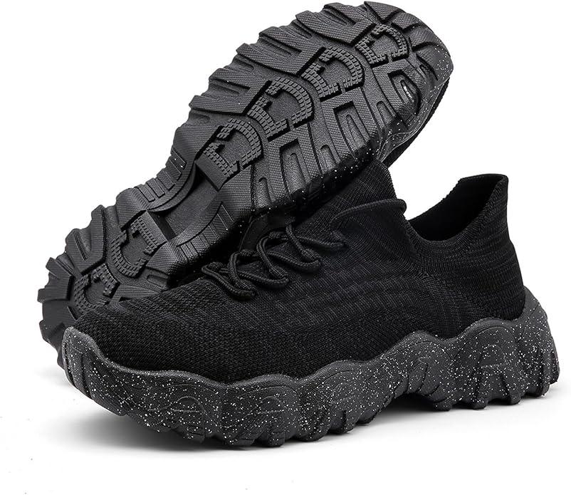 SHULOOK Women's Slip on Walking Shoes Comfort Lightweight Breathable Sock Shoe Non-Slip Mesh Casual Fashion Tennis Running Sneakers, Size 6