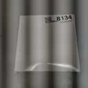 Relaxweex 8 Pcs Circular Cutting Pads for Die Cutting Machine Clear Polycarbonate Plastic Cut Plates Transparent Cut Pads for Embossing Accessory DIY Scrapbooking Paper Crafting, 3.5 Inch 5 Inch