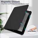 Caweet Case for Nook GlowLight 4 Plus 7.8" 2023 Release, Ultra Lightweight PU Leather Shell Cover with Magnetic Closure, Black