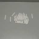 Jeka Pyramidenkerzan 14mm Medium Pyramid Candles, White 39 count