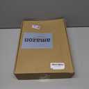 Tall Drum Lamp Shade for Table Lamps, Floor Lamp, Cloth Lampshade 10" Top X 10" Bottom X 13" High, Beige Large Line Fabric, Easy Assembly