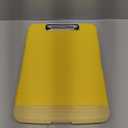 Piasoenc Clipboard with Storage, 8.5 x 11 Organization Box with Pen Holder and A4 Legal Paper Folder, Folio & Side-Opening, Low Profile Clip,for Nurses,Teachers, Size 14 x 9.6 x 1.2 in, Yellow