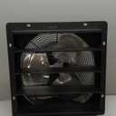 VEVOR 10 inch Shutter Exhaust Fan, Wall Mounted Attic Vent Fan with Variable Speed Controller, 900 CFM, AC Motor, Heavy-duty Steel, Low Noise for Shed, Garage, Greenhouse Ventilation Cooling, Black