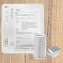 Prestivair PECO Air Purifier Filter Kit Compatible with Molekule Air Purifier, Replacement Filter Include 1 Pcs HEPA + 2 Pcs Activated Carbon