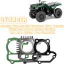 RANSOTO 80cc Engine Rebuild Kits Piston Cylinder Top End Kit Compatible with Yamaha 1985-2008 Badger YFM 80 Raptor 80 Grizzly 80 Moto 4 Replace 22K-11311-02-00