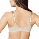 Bali Women's Minimizer Bra, Satin Tracings Underwire Bra, Bustline Slimmer, Full Coverage Bra (Beige,40G)