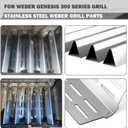 Genesis 300 Grill Replacement Parts for Weber Genesis Replacement Parts E-310 E-320 E-330 S-330 EP-310 EP-330 Grill Parts 17.5” Flavorizer Bars 7620 65505 Heat Deflector 62752 Burner Tube Flavor Bars