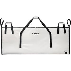 Buffalo Gear Fish Cooler Bag 60x24in with YKK Zipper, Insulated Fish Kill Bag, Large Portable Waterproof Fish Bag Keep Ice Cold More Than 24 Hours