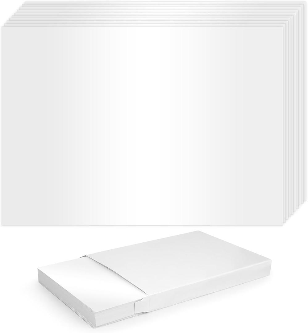 5X7 Metallic White Shimmer Card Stock Printer Paper 100 lb 50 Pack Blank Pearlescent Index Cards Flat 300 gsm for Invitations, Postcard,Photo Paper,Card Making