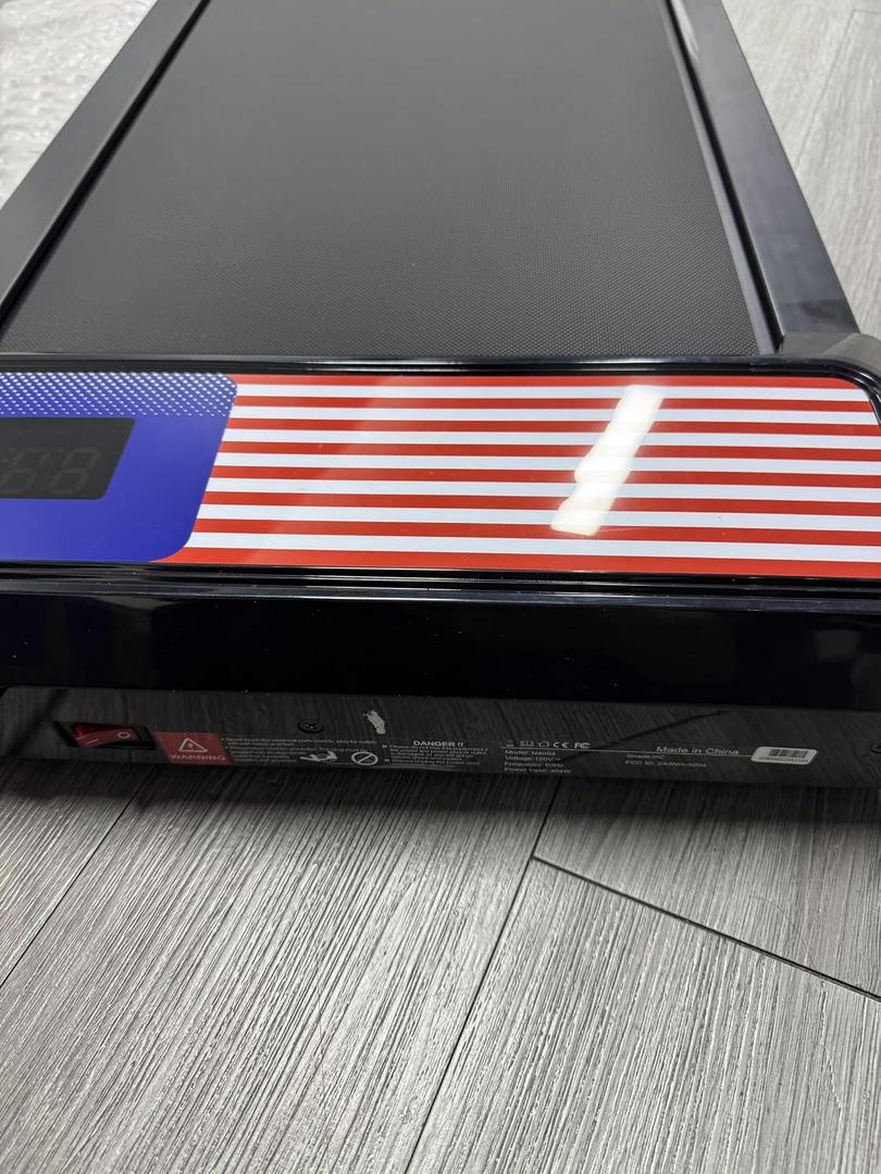 Walking Pad Treadmill with 8% Incline, Under Desk Treadmill for Home Office