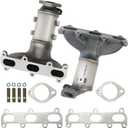 Left & Right Catalytic Converter Compatible with 2007 2008 2009 Hyundai Santa Fe 2.7L High Performance (EPA Compliant)