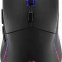 Redragon M730 PRO Wireless RGB Gaming Mouse, 3-Mode Lightweight Optical Mouse with 5 Programmable Buttons, 10000 DPI, Software Supports DIY Keybinds for PC Computer Windows Mac Laptop, Black