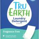 Tru Earth Compact Dry Laundry Detergent - Up to 128 Loads (64 Sheets) - Paraben-Free - Original Eco-Strip Liquidless Detergent, Travel 