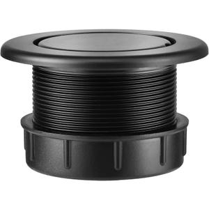 Patio Table Umbrella Hole Ring Plug Cap Set, Outdoor Parasol Table Hole Cover Insert Thicker Patio Table Hole Plug Ring for Outdoor, Patio, Yard, Garden, Camping, Pool (Black)