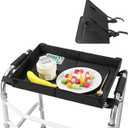 YITAHOME Kitchen Island Cart with Storage, Kitchen Cart for Home, Rolling Serving Utility Trolley Cart On Wheel with 3 Drawers and 3 Storage Shelves, Kitchen Serving Cart for Dining Room, Bar, Grey