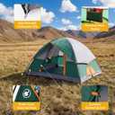 NEWBULIG 2 Person Camping Tent, Waterproof Windproof Tent with Rainfly for Outdoor,Enhanced Stability for Family Outdoor Camping Hiking, Lightweight Easy Setup with Carry Bag