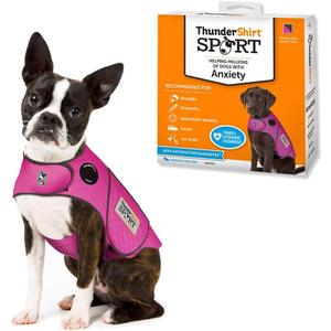 ThunderShirt for Dogs, X Small, Fuchsia Sport - Dog Anxiety Relief Calming Vest