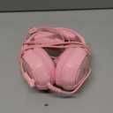 Gaming Headset with Microphone for Pc, Xbox One Series X/s, Ps4, Ps5, Switch, Stereo Wired Noise Cancelling Over-Ear Headphones with Mic, RGB, for Computer, Laptop, Mac, Nintendo, Gamer (Pink)