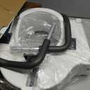 Drive Medical RTL12027RA 2-in-1 Raised Toilet Seat with Removable Padded Arms, Standard Seat