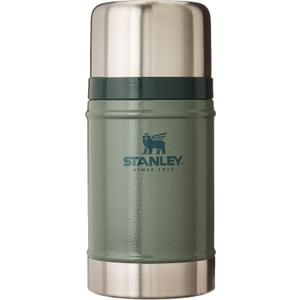 STANLEY Vacuum Insulated Large Food Jar, 18/8 Stainless Steel Food Jar for Cold and Hot Food, Soup Thermos with Leak Proof Lid Doubles as Cup, Wide Mouth Food Thermos (24 Ounces, Hammertone Green)
