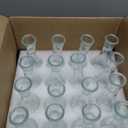 Sandraheer Glass Bud Vases in Bulk Set of 16, Small Glass Vases for Flowers Mini Clear Bud Vases for Centerpieces Vintage Vases for Wedding Home Table Decorations