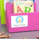 Avery Flexible Printable Name Tag Stickers, 2-1/3" x 3-3/8", Matte White, Removable Adhesive, Laser & Inkjet Compatible, 80 Name Badges Total, Great for Networking, Events, and More (25395) (One Size)