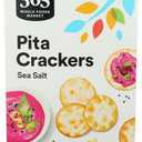 5 x 365 By Whole Foods Market, Sea Salt Pita Crackers, 5 Ounce (EXP 11/12/26)