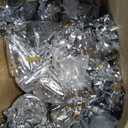 Shappy 60 Pcs Metallic Balloon Weights bulk Heavy Solid Anchor Balloon Holder Weights 5.3 oz Foil Table Centerpiece DIY Decor for Birthday Baby Shower Wedding Party Festival Decorations(Silver Color)