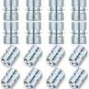 16 Pcs Coarse Thread Connectors 3/4 Inch Wire Shelving Pole 16 Teeth Wire Shelf Fittings Metal Shelf Unit Replacement Accessories for Wire Rack Poles Metal Shelving Parts
