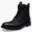 Vostey Mens Boots Motorcycle Casual Boots for Men Zipper Fashion Chukka Boots Mens, 10