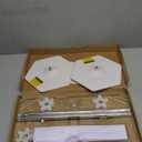 YALLOVE Balloon Column Stand Kit Sets of 2, 7 Feet Height Adjustable Balloon Tower Pillar with Reusable Metal Telescopic Design for Birthday, Wedding, Baby Shower, Graduation Party Decoration