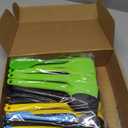 Hsei 54 Pieces Silicone Spatulas 8.1 Inch Rubber Spatula Heat Resistant Non Stick Flexible Cooking Scraper Baking Mixing Tool with Stainless Steel Inside for Kitchen Cookware Dishwasher Safe, 9 Colors