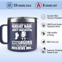 Christmas Gifts for Dad, Men - Gifts for Dad from Daughter, Son - Dads Birthday Gift Ideas, Happy Birthday gifts for Dads, Fathers - Best Dad Ever Gift, Present for dads, Fathers - 14 Oz dad Mug