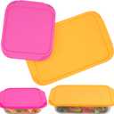 Silicone Lids for Pyrex 222233222-D233-D Glass Baking Dish, 2 Pack Silicone Lid for Pyrex Glass Dish, Dishwasher & Freezer & Microwave Safe (Baking Dish Not included)