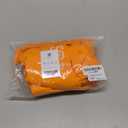 SUUKSESS Women 2 Piece Workout Sets Hidden Scrunch Hip Lifting Seamless Leggings Long Sleeve Yoga Crop Tops (Large, Orange)