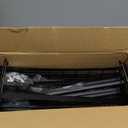 Over The Door Pantry Organizer, Pantry Storage and Organization, 6-Tier Adjustable Hanging Baskets, Metal Wall Mount Spice Rack Seasoning Shelves for Home & Kitchen, Laundry Bathroom - Black