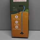 BeneCane Walking Cane for Women Folding Cane for Men with Two Led Lights Quad Cane with Stable Base Lightweight and Adjustable Walking Stick (Blue)