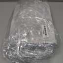 Pioggia Clear Vinyl Oval Fitted Tablecloth Elastic Edged Table Cloth Waterproof Oil-Proof Plastic Cover Best for 42''x60'' Oval Table Only