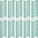 WISHNYMPH 10pieces/set Metal S Shape Hook Multi Function Railing S Hanger Hook Christmas Ornament Hooks s Tree Decor Hook Supply, 4cm, Green