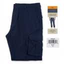 New York Straight Fit Stretch Traveler Pant, JACHS NY Men's Premium Linen Blend Cargo Pants - Blue (Size 42)