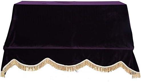 Bnineteenteam Full Piano Dust Proof Cover,Piano Protective Cover Pleuche Cloth Accessory for Universal Upright Piano