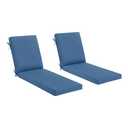 Outdoor Patio Chaise Lounge Cushion, Blue 55" x 30"