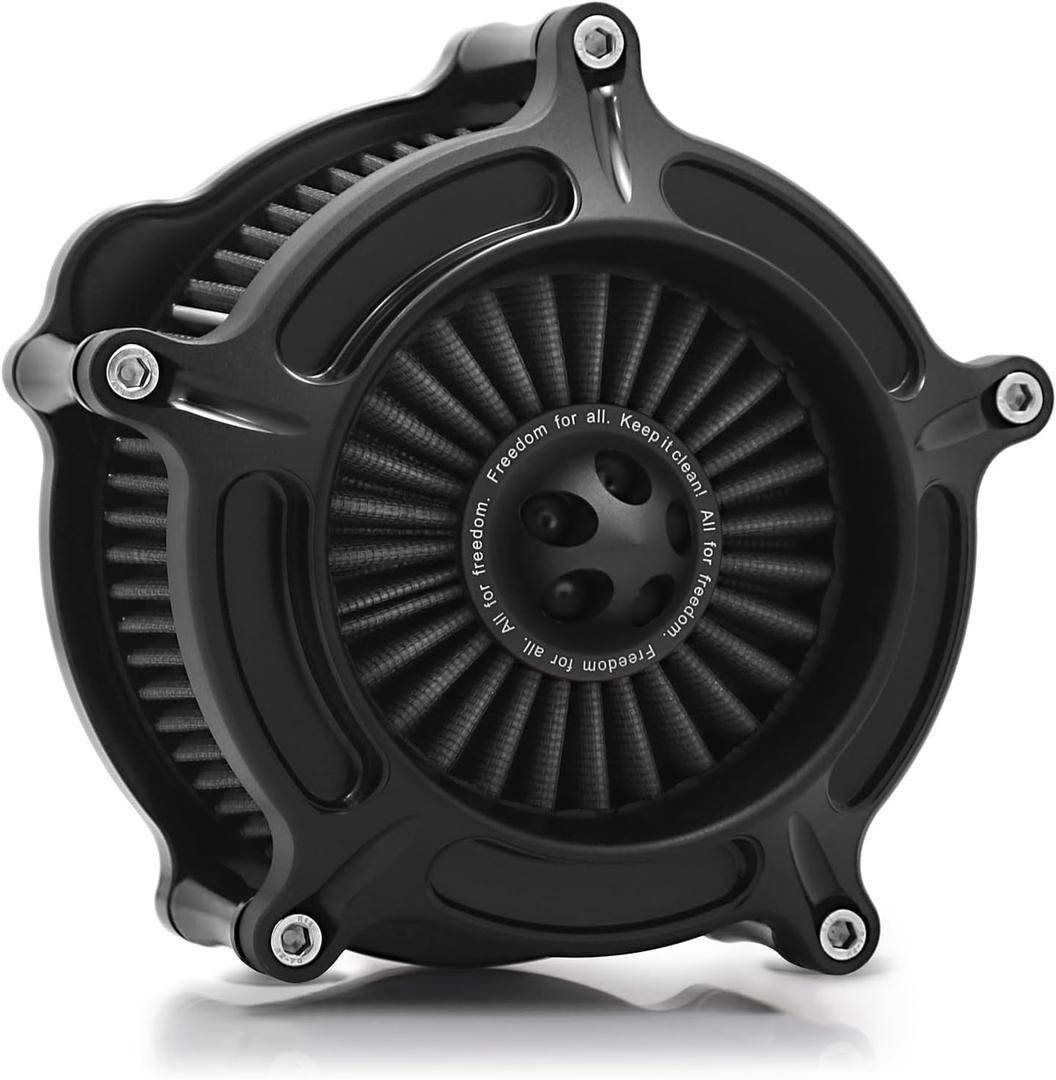 For harley davidson Sportster Air Cleaner filter street road glide M8 softail dyna 103 107 air intake Road King touring (OPS Black - Gray -Black spike, Model A : Sportster 883 1200)