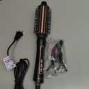 Farery Thermal Brush 5 Adjustable Temps, 1.5 Inch Hot Curling Brush for Big Bouncy Curls, Non-Blowing Heated Round Brush, Ceramic Curling Wand for Medium & Long Hair, Dual Voltage for Travel